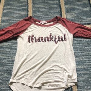 Thankful long sleeve shirt